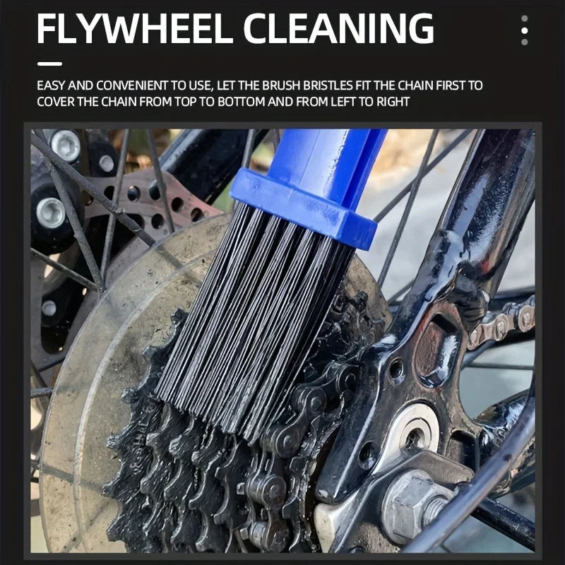Bicycle and Motorcycle Chain Cleaning Brush