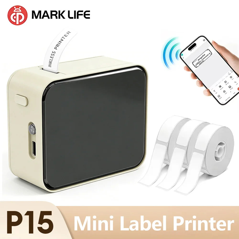 P15 Bluetooth-thermische labelprinter
