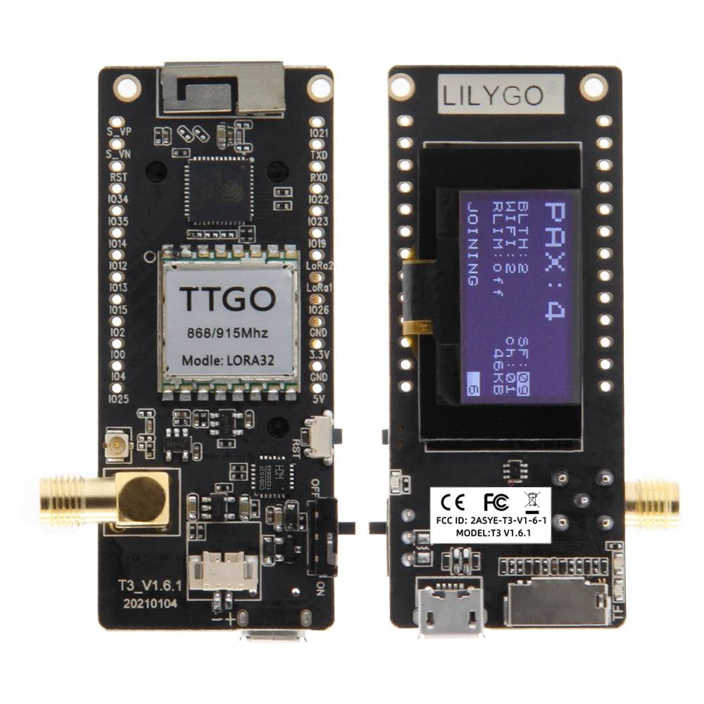 ESP32 LoRa32 Development Board with 0.96-Inch OLED