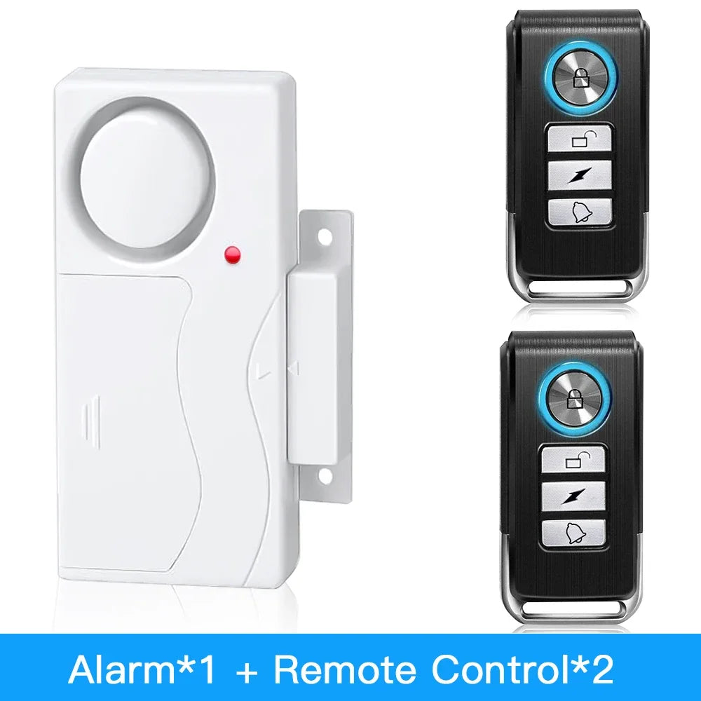 Wireless Door and Window Alarm - Remote Kit Options