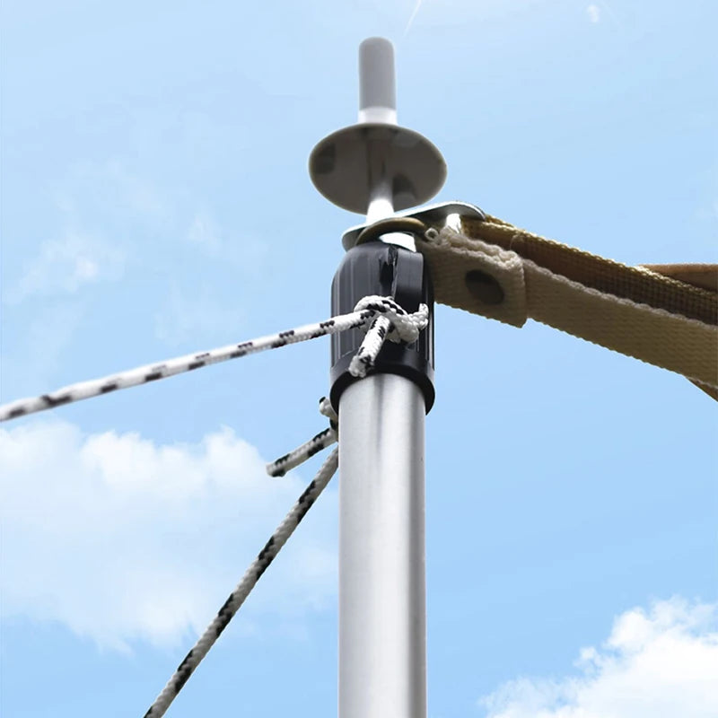 Adjustable Aluminum Camping Tarp Poles Set, 2 Pieces