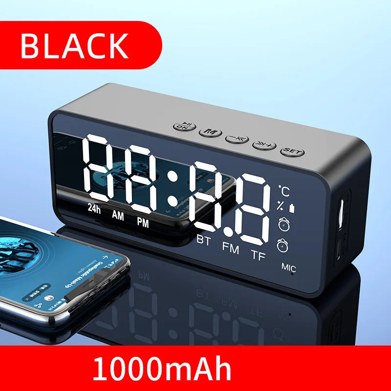 Wireless Speaker Alarm Clock, Style Options