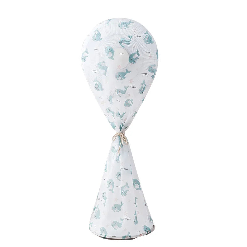 Floor Fan Cover Washable Waterproof Dustproof Standing Round Electric Fan Protective Cover Household Universal Storage Cover