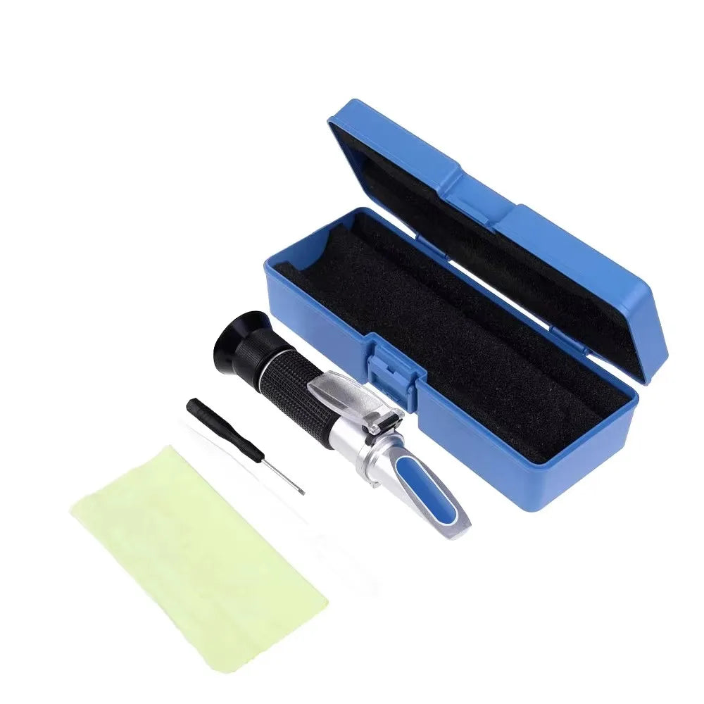 Dual-Scale Brix and Salinity Refractometer