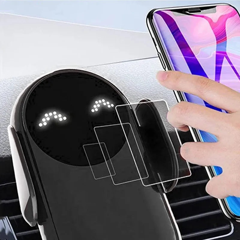 Automatic-Clamp Wireless Car Charging Mount
