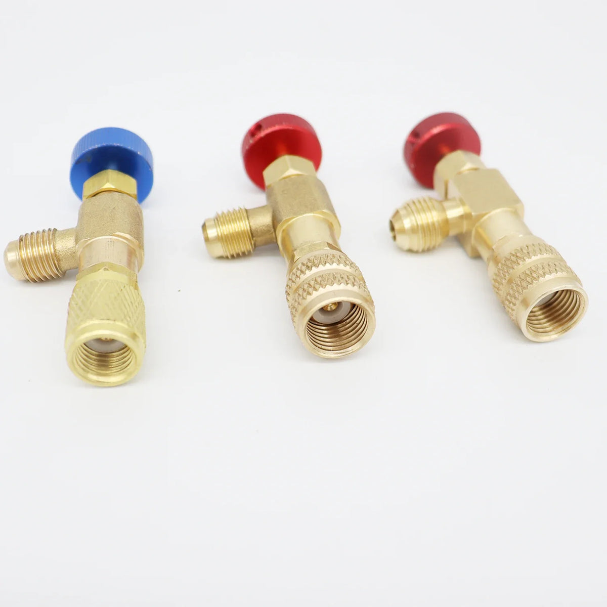 Valve de sécurité liquide R410A R22 Frigorifique Connecteur de sécurité 1/4 "Adaptateur de sécurité Réparation de climatisation et fluide liquide