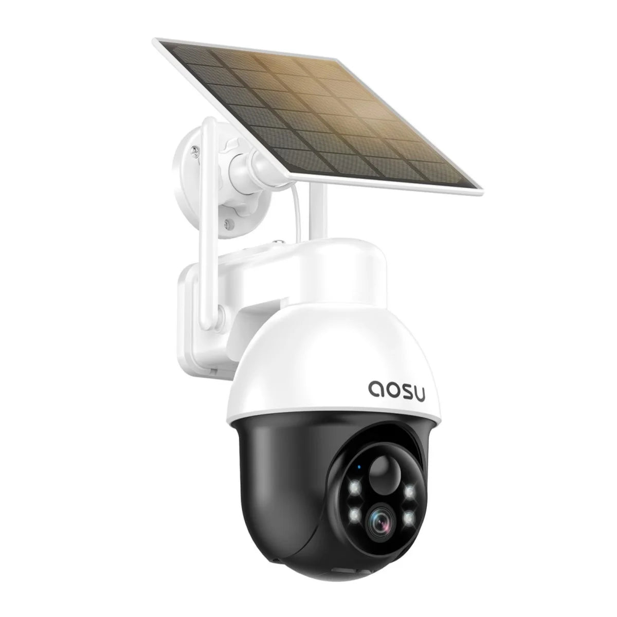 AOSU 3MP Solar PTZ Security Camera with 2-Way Audio