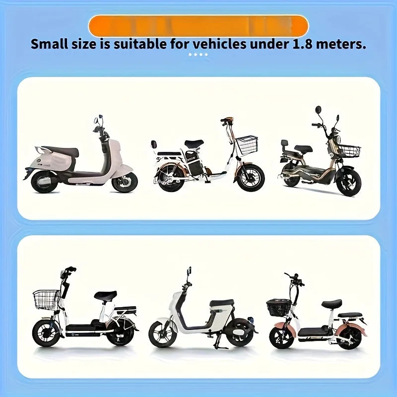 Gebloemde hoes voor motorfietsen, fietsen en scooters
