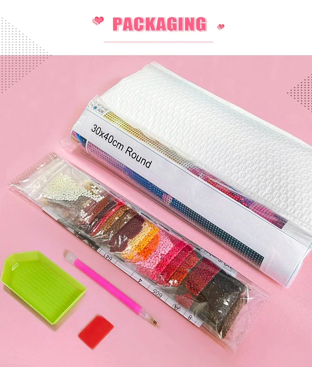 5D Forest Landscape Diamond Painting Kit