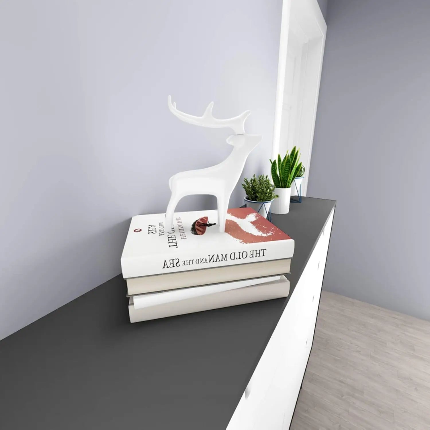 Thicken Pure Black Removable Waterproof Wallpaper Matte Contact Paper Wall Self Adhesive Countertop Cupboard Shelf PVC