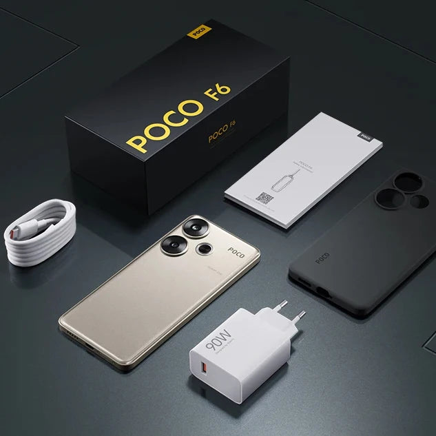 Xiaomi POCO F6 5G 8GB/256GB 12GB/512GB NFC Європейський зарядний пристрій Глобальна версія мобільного телефону