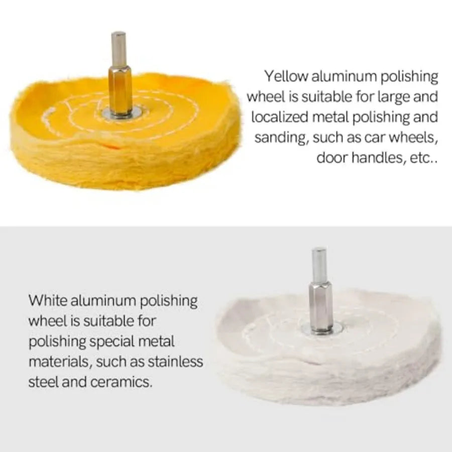 Aluminum Wheel Polishing Kit for Drill Buffing Wheel