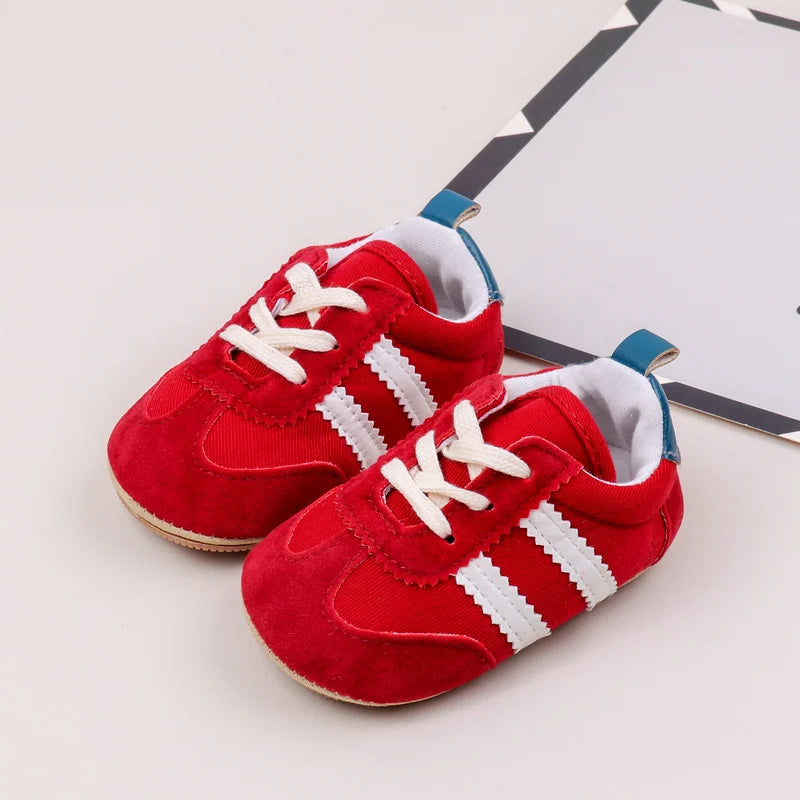 Baby Casual Sports Shoes with PVC Sole