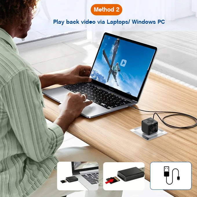 Mini 1080P Full HD Security Camera with 32GB Storage