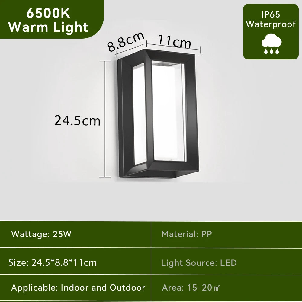 Lampa ścienna LED, różne warianty ciepłego i chłodnego białego światła