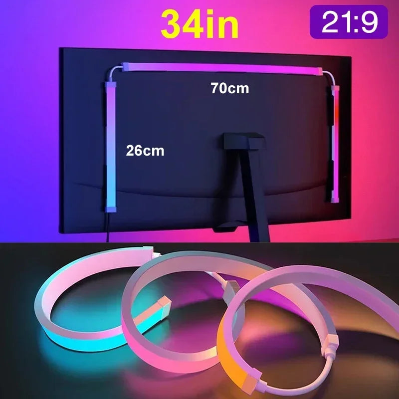 USB RGB monitorový podsvícení s synchronizací obrazovky