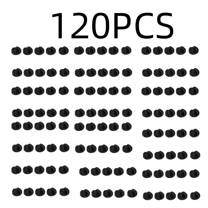 10/20Pcs Cable Clips Winder Silicone Cable Organizer Desktop Wire Storage Charger Cord Holder for Car USB Charging Tablet Wire