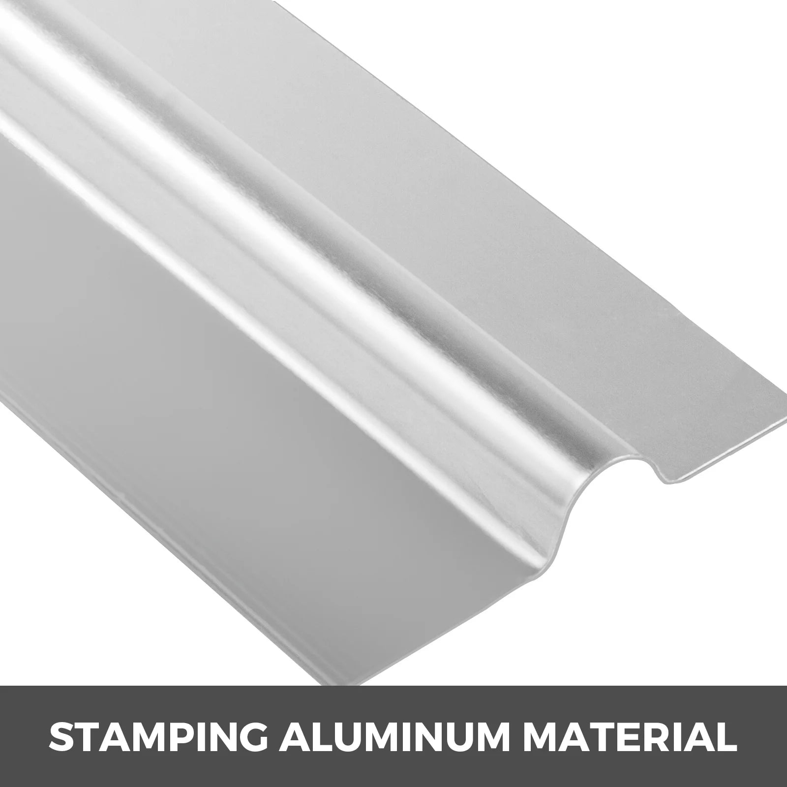 4FT Aluminum Heat Transfer Plates for 1/2" PEX Radiant Floor Heating