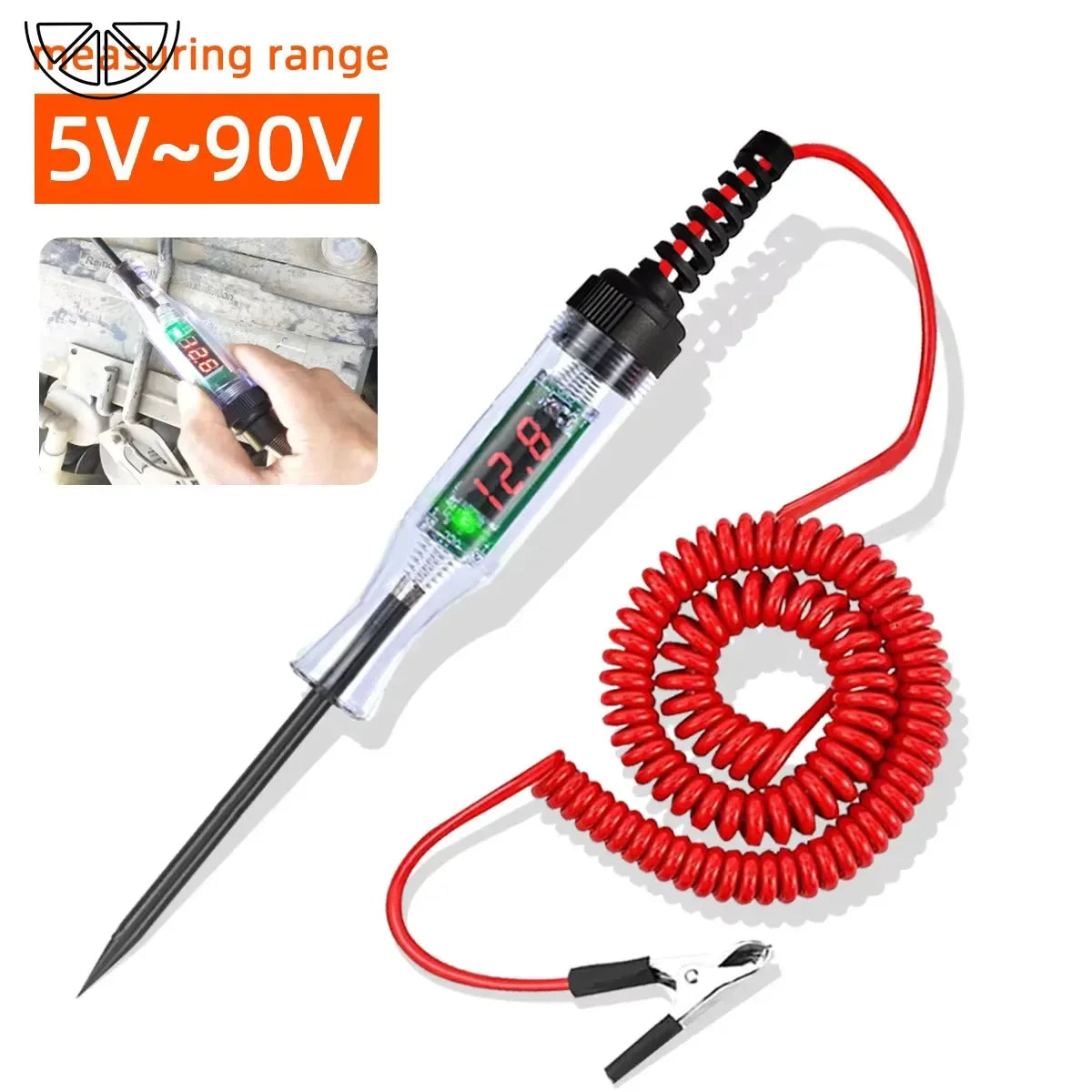 Auto LKW Spannungs-Kreislauf-Tester Auto-Diagnose-Stift Leuchte Messstift Reparaturwerkzeuge 6V 12V 24V