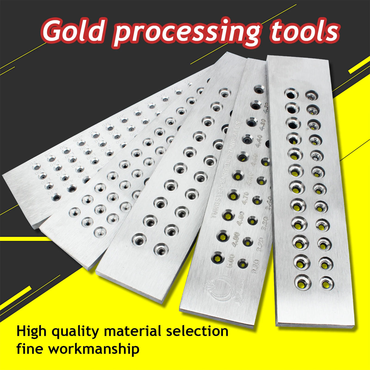 Round Wire Drawplate - Aperture Range Options