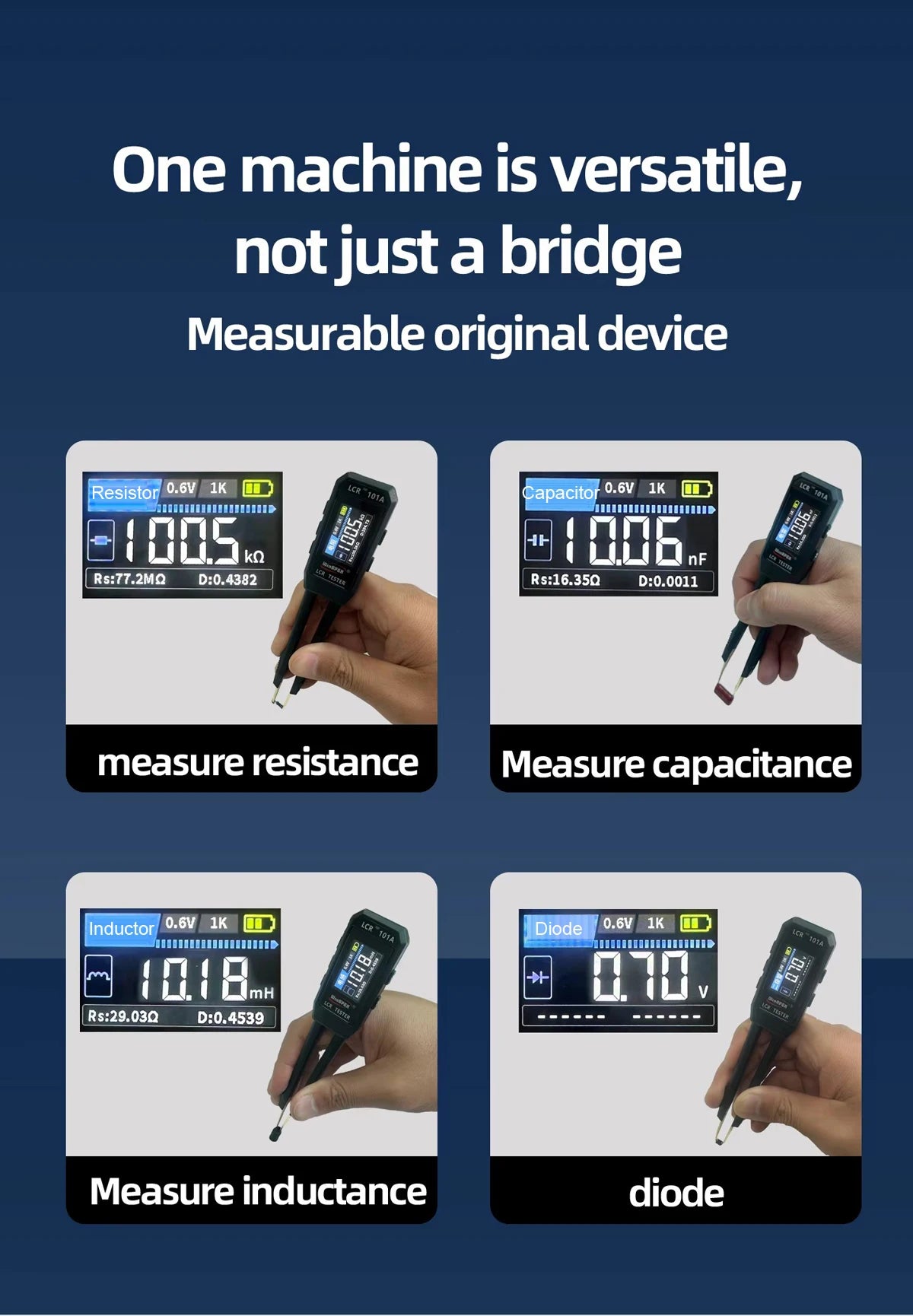 LCR101A Smart SMD Component Tester