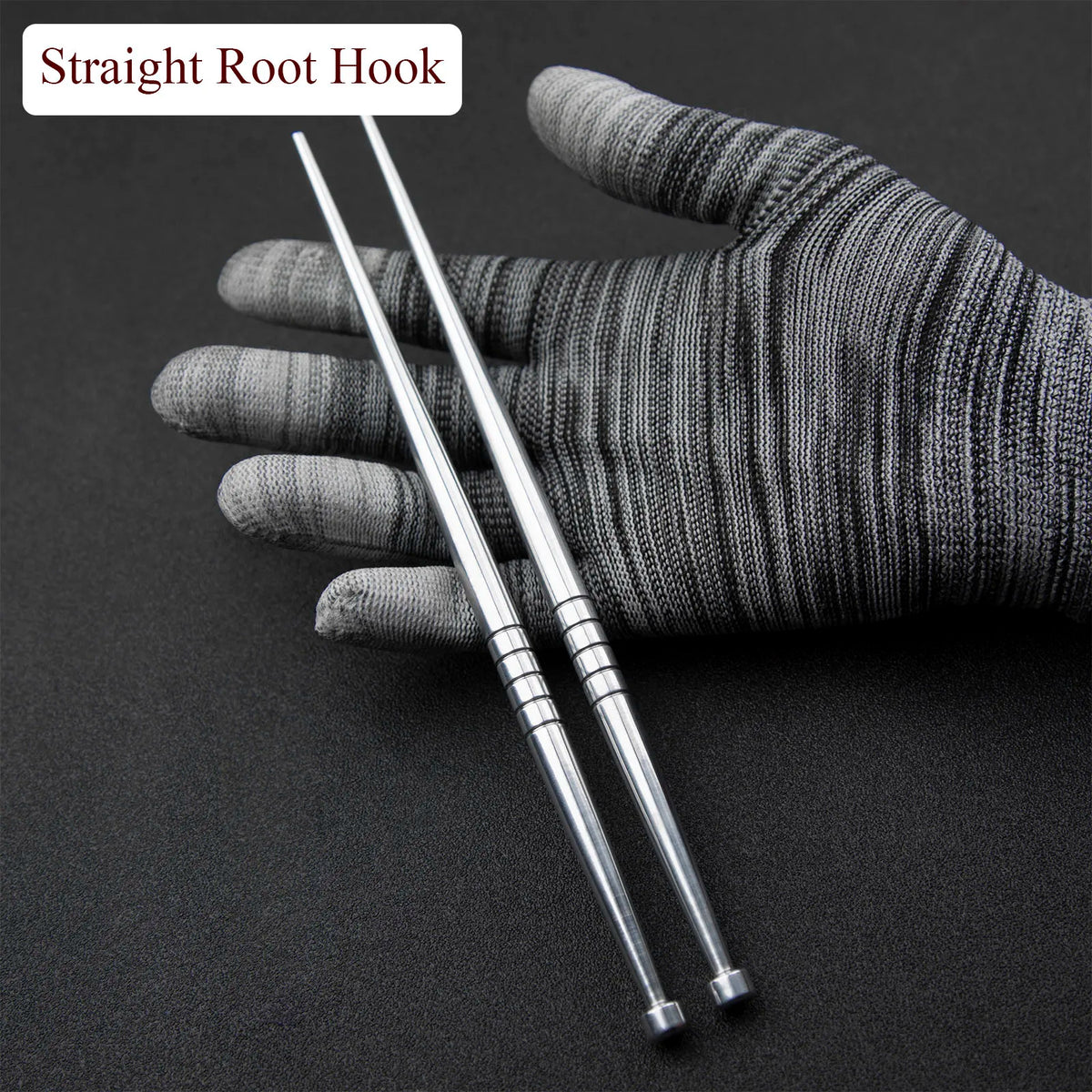 3-Piece Bonsai Root Hook, Tweezers & Rake Set