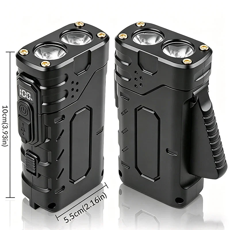 led flashlight strong light super bright long battery life outdoor multifunctional work light small portable flashlight