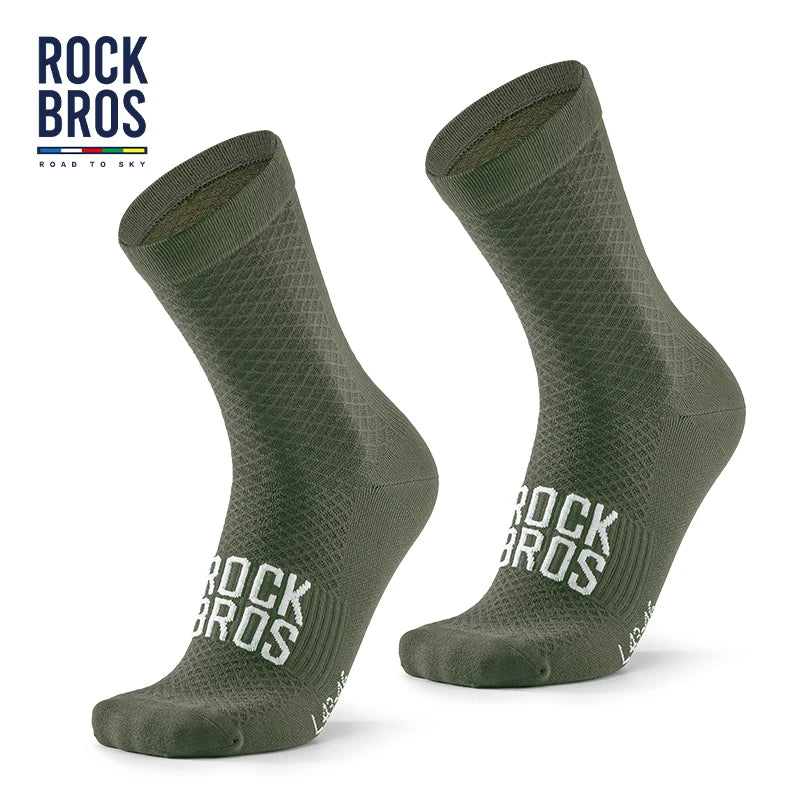 Knee-High Cycling Socks with Sweat-Wicking Comfort