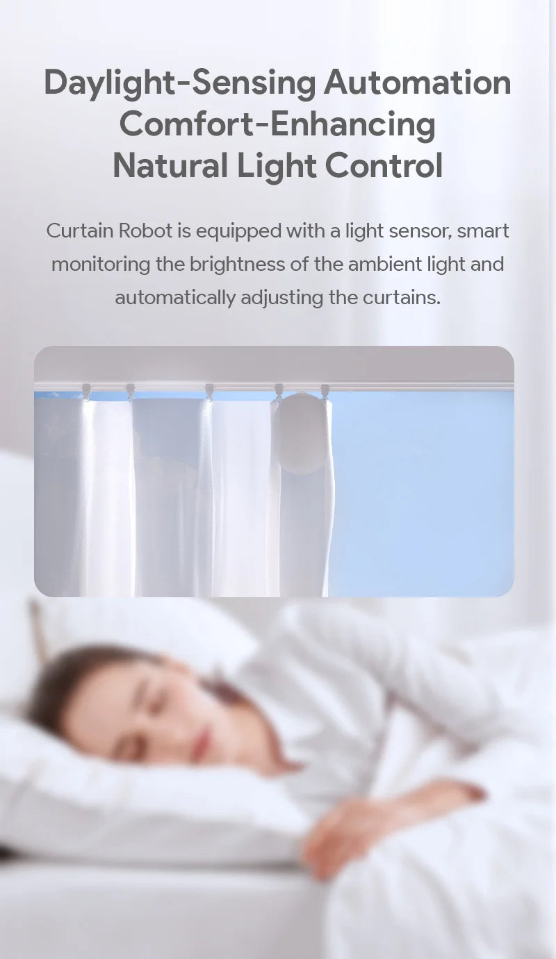 Inteligentný Zigbee / Bluetooth závesný motor s háčikmi, ovládanie hlasom