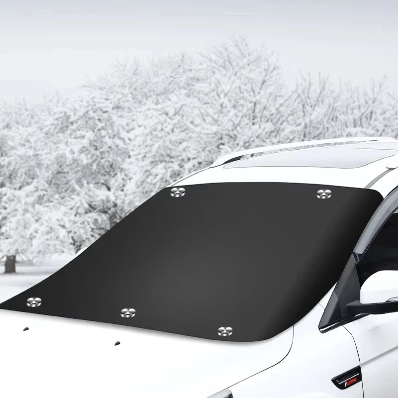 Silver-Coated Windscreen Cover for Cars, 165 x 110 cm