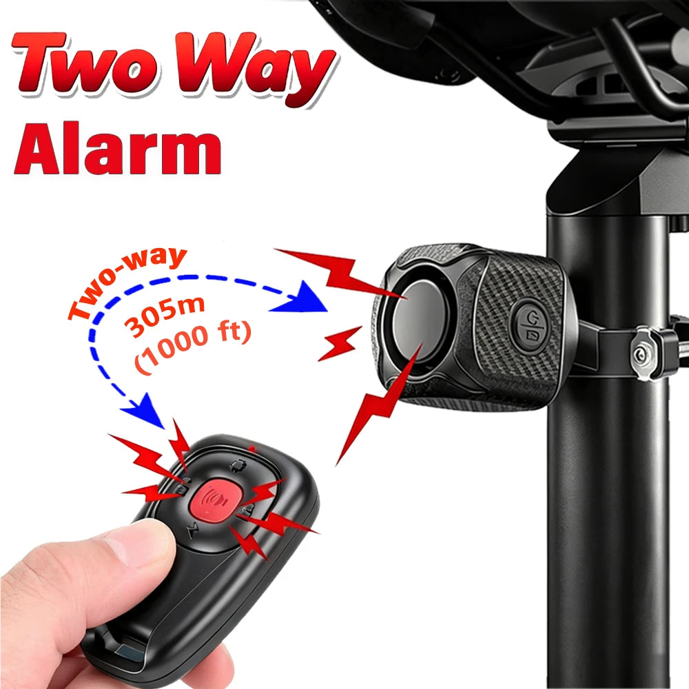 Wireless Bike Alarm - Remote and Two-Way Options
