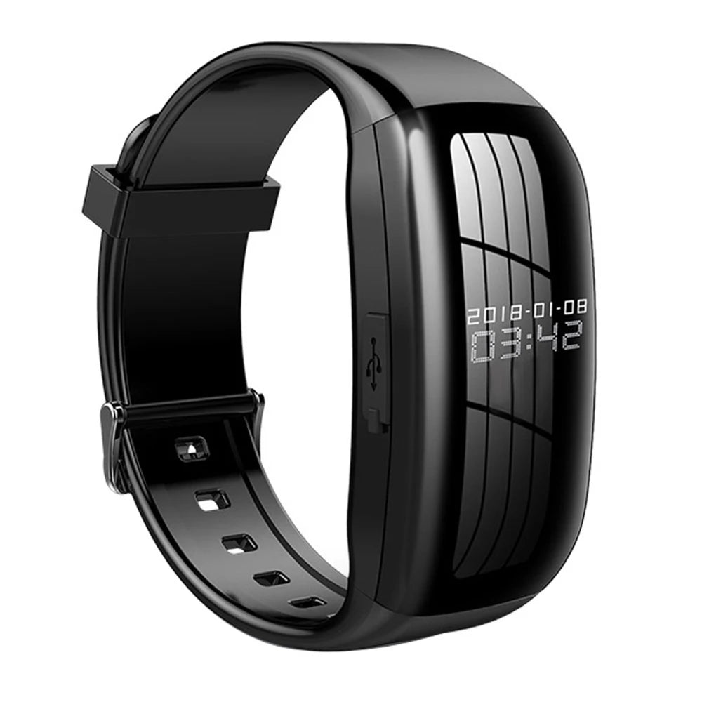 256GB Mini Camera Watch Audio Video Recording Bracelet USB Flash Driver Dictaphone Noise Reduce Sound Recording Wristband