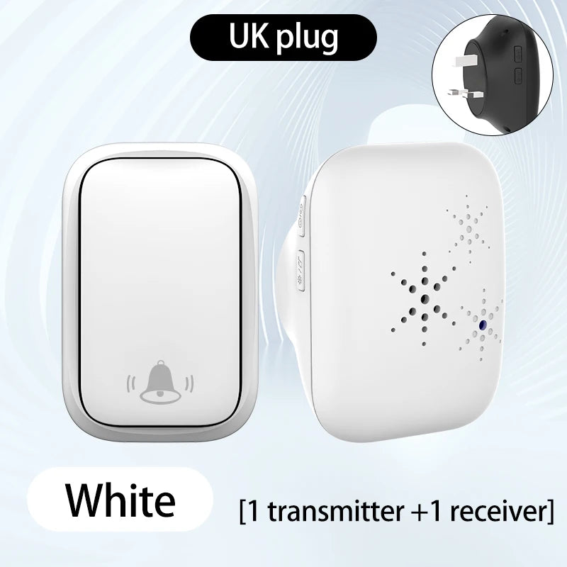 Self-Powered Wireless Doorbell with Chime Options