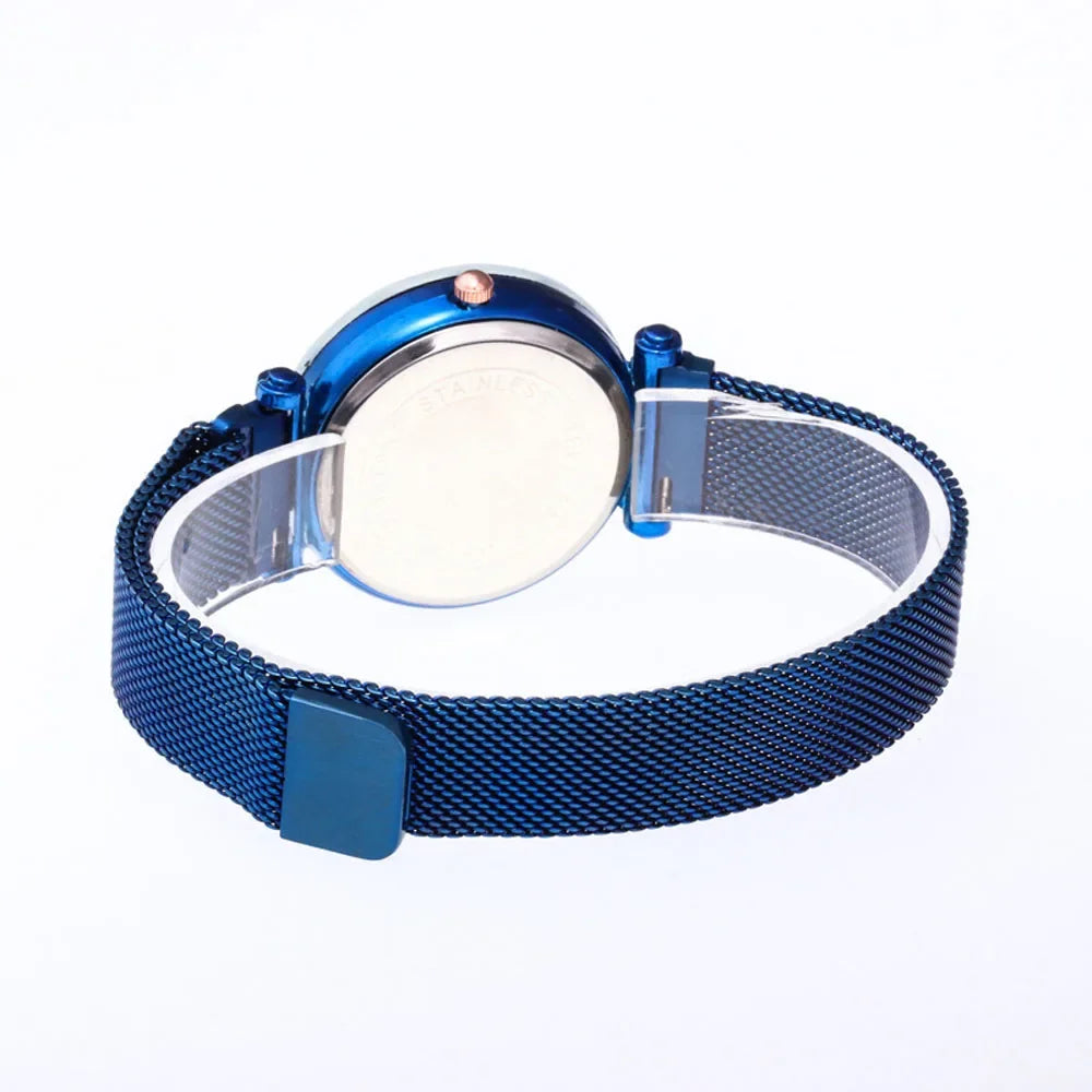 Fashion Sparkling Women Watches Ladies Top Brand Luxury Quartz Clocks Watch Women Stainless Steel Date Gift Clock