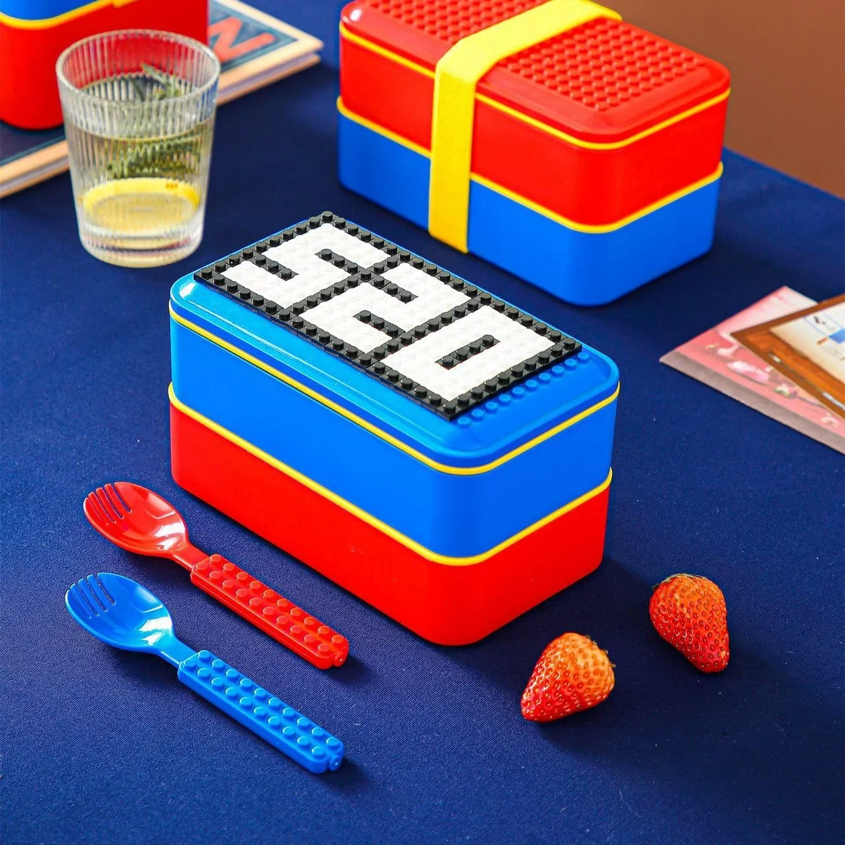 Building-Block Lunch Box or Separate Accessories