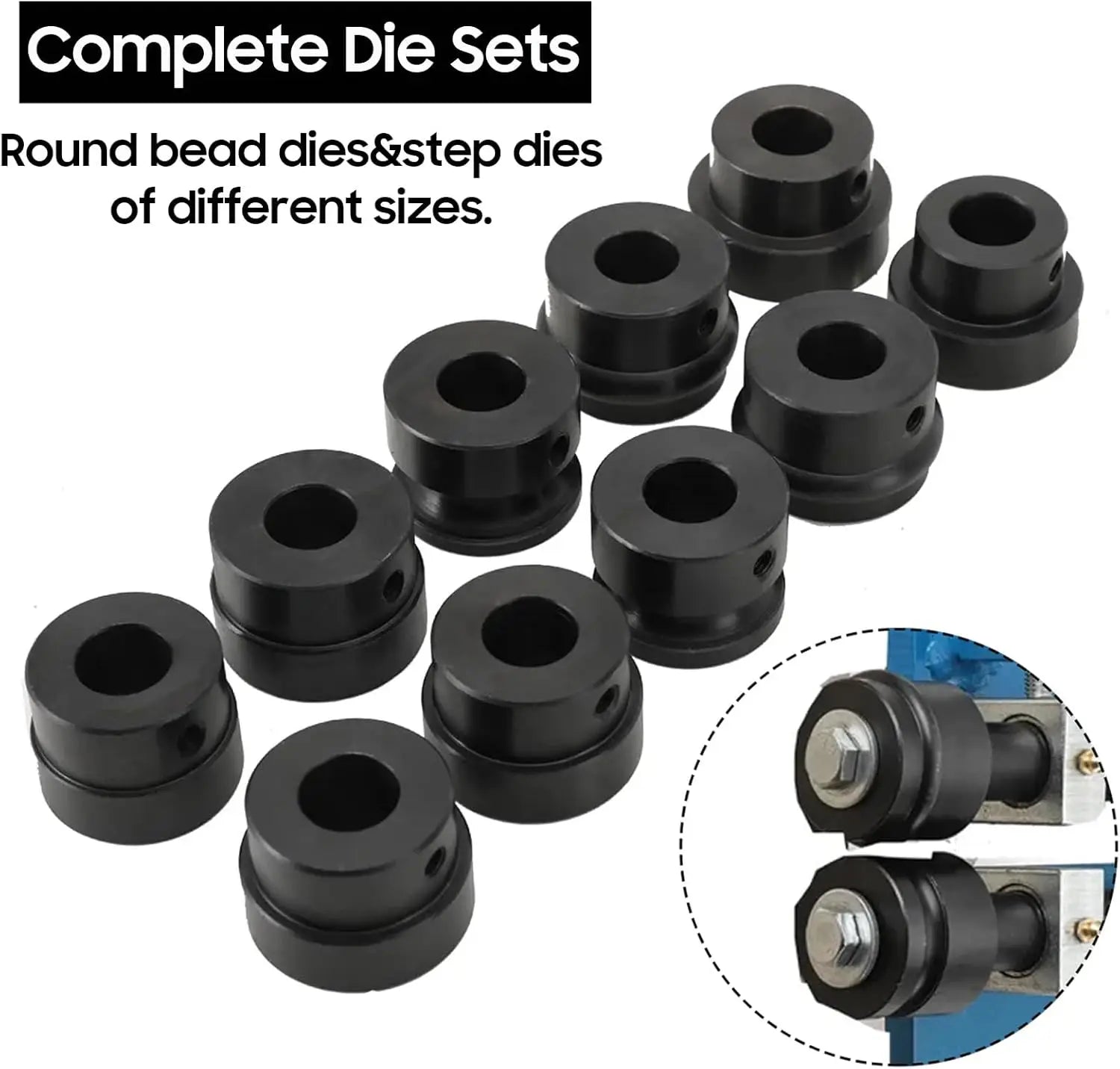 18-Inch Sheet Metal Bead Roller with 6 Dies Manual Forming Machine