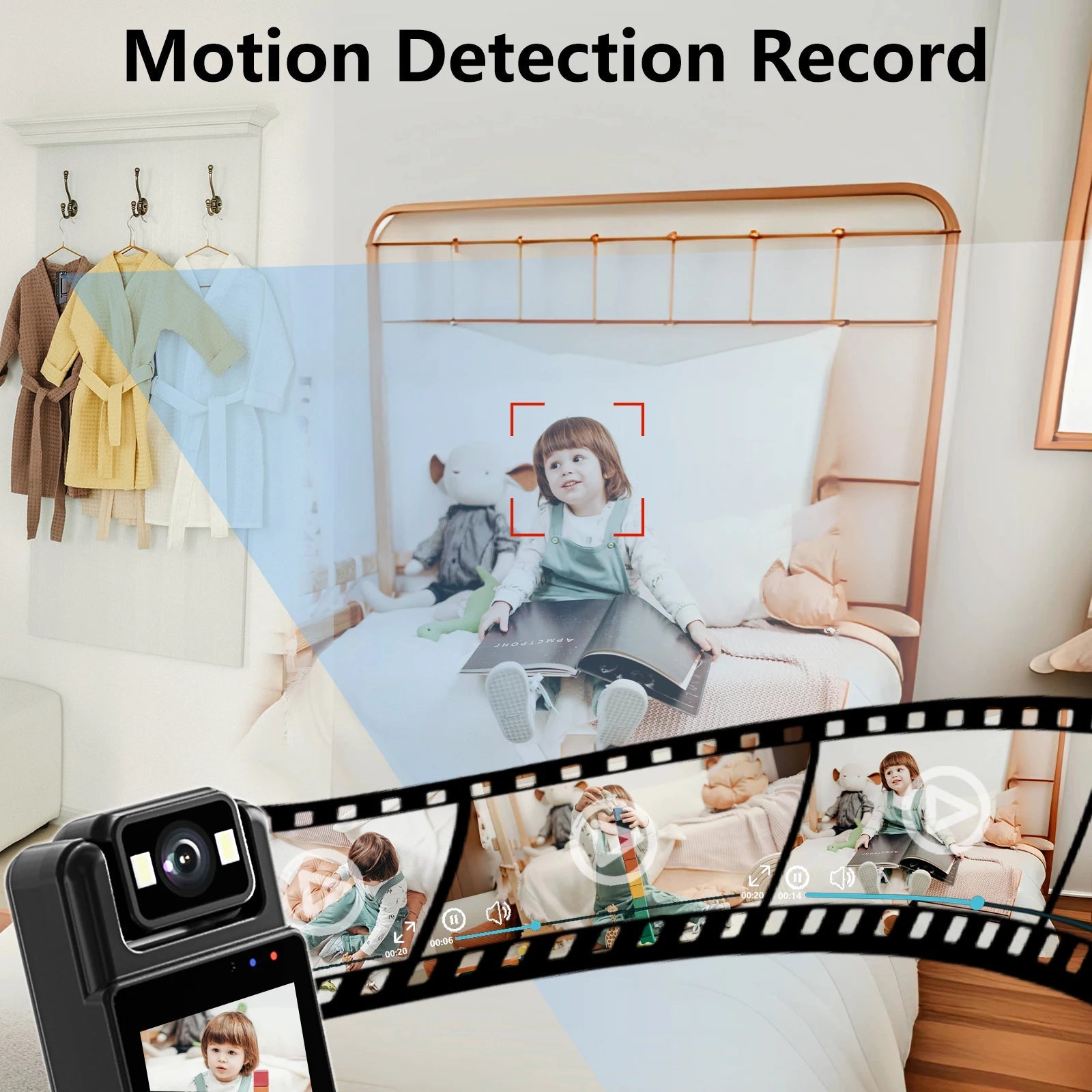 JOZUZE L12 Wifi Mini Camera 1080P Portable Digital Video Recorder Worn Police Small Body Cam Night Vision DV Miniature Camcorde