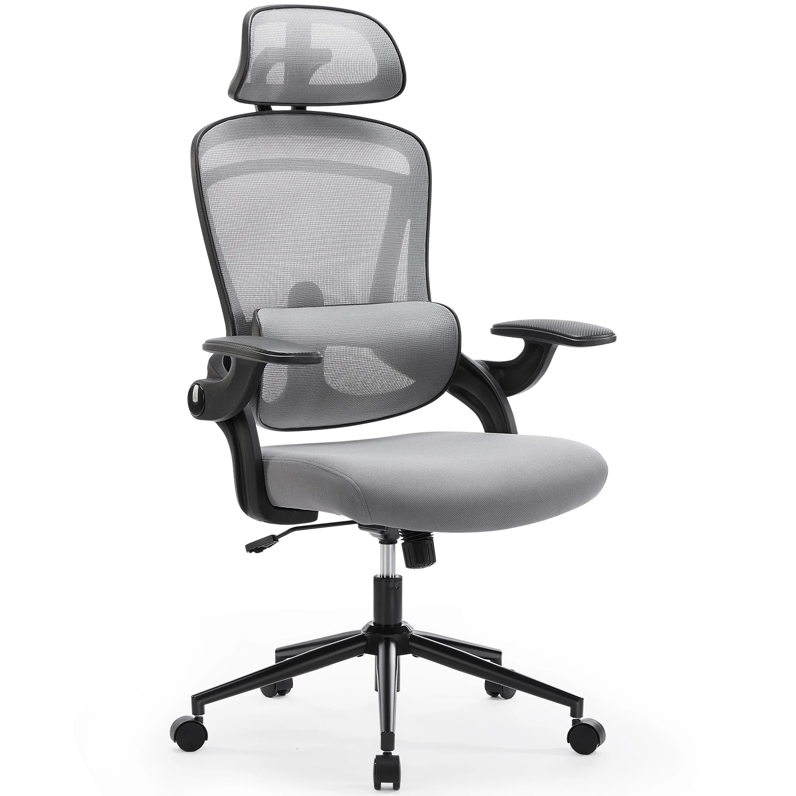 Ergonomic Mesh Office Chair with Adjustable Lumbar & 120° Tilt