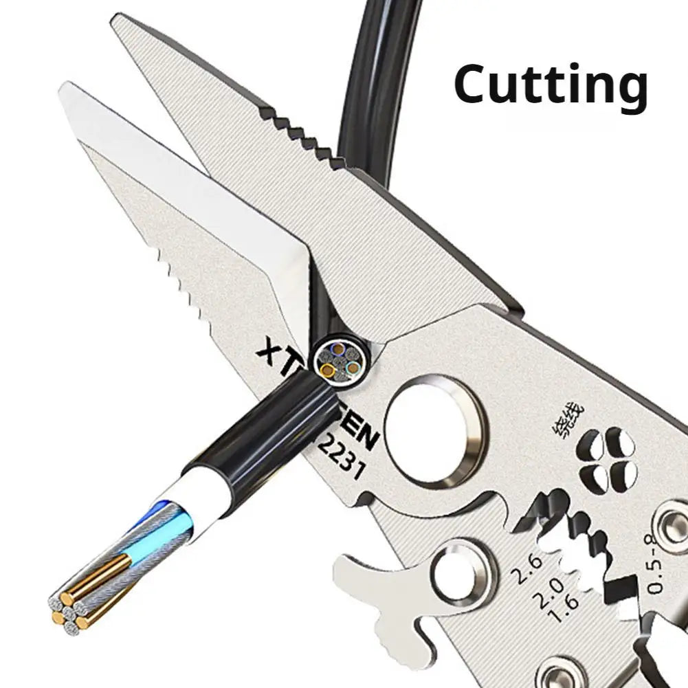 Folding Wire Stripper and Cutter Pliers - Options