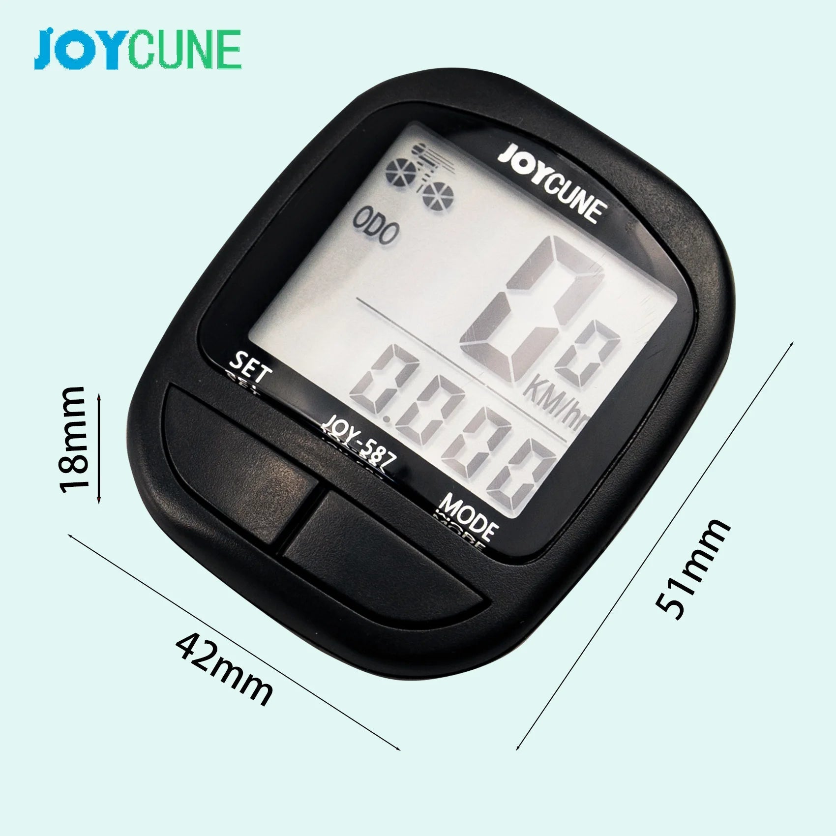 Bike Computer Bicycle Waterproof Wired Speedometer and Odometer Stopwatch Cycle Bike Computer with LED Display for Cycle Match