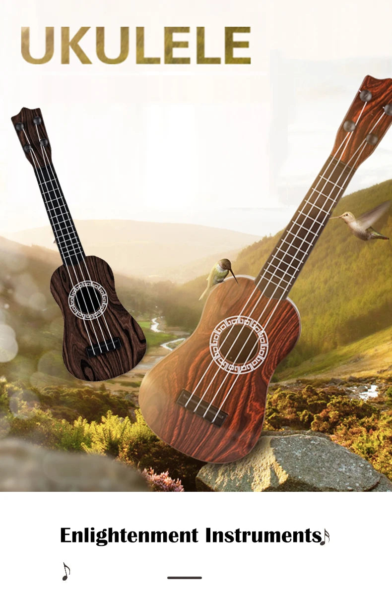 Children's Plastic Ukulele-Style Guitar Toy