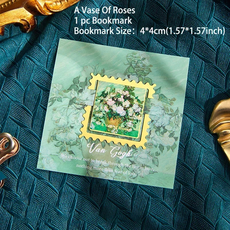 1 Pc Vintage slika zlatna metalna oznaka za knjige kvadratni valoviti oblik okvira pokloni hvala za pisce nastavnike prijatelje ljubitelje knjiga