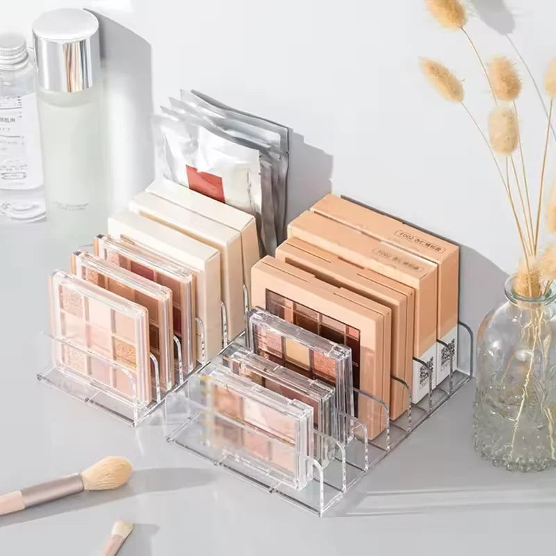 Seven-Compartment Makeup Palette Organiser