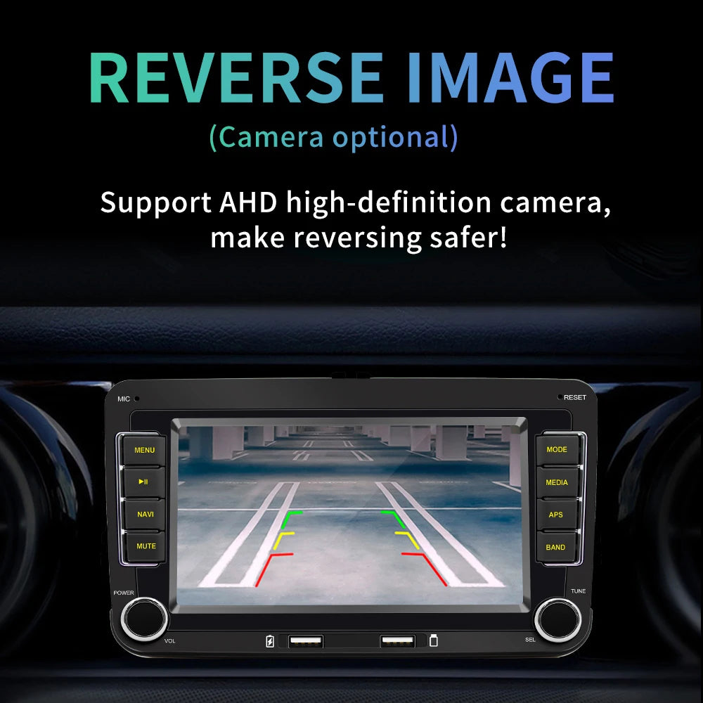 Android Car Radio CarPlay dla pojazdów VW 7" system multimedialny