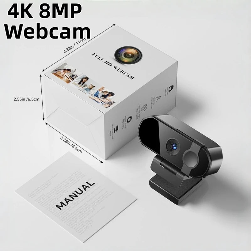 USB Webcam - 1080p, 2K or 4K Options