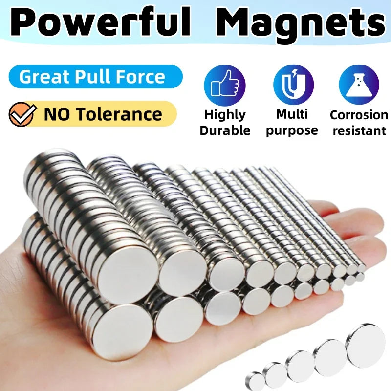 Veľmi silné magnety pevné kotúčové magnety pre chladničku, budovu, vzdelávanie, DIY, remeslá, 4x3 5x2 5x3 6x3 8x2 10x2 10x3
