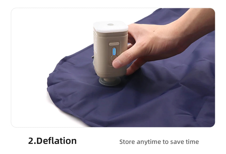 Mini pompe à air rechargeable avec lumière