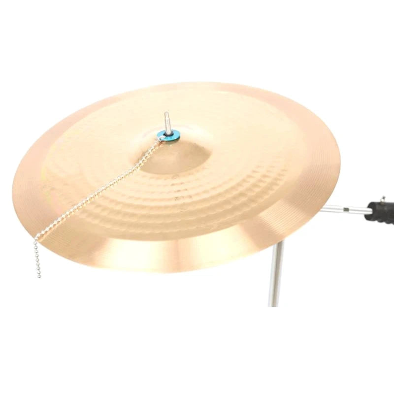 Rustfritt stål cymbal-sizzler-kjede, sølv