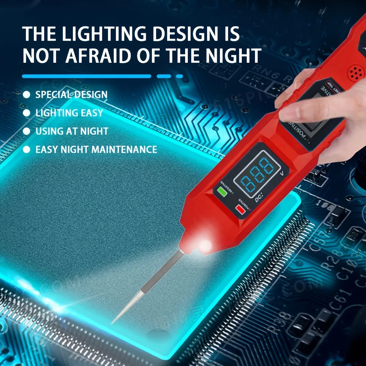 Smart Car Circuit Tester 823, s LED zobrazením napätia - napájanie USB, kompatibilné s vozidlami 3,5–36 V DC