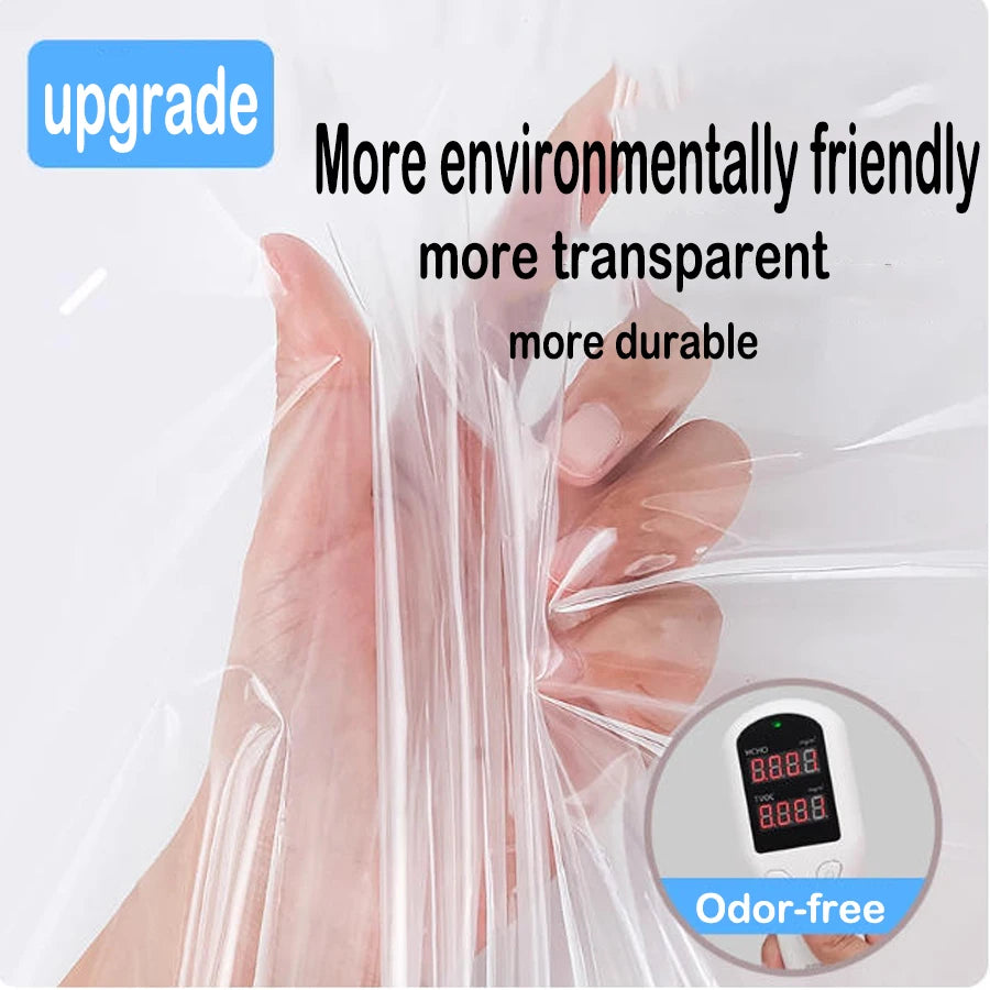 Transparent Window Panel with Black Mounting Border